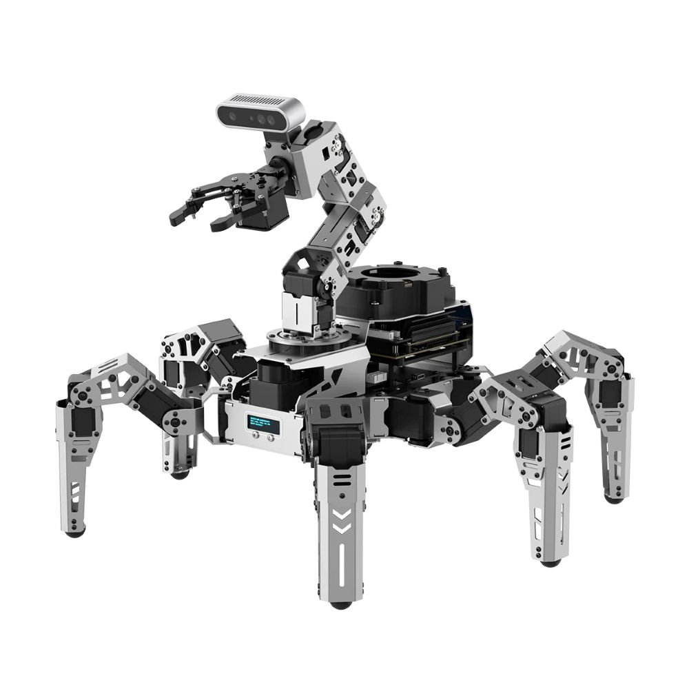 Raspberry Pi - Hiwonder ROSpider ROS2 Hexapod Robot dengan