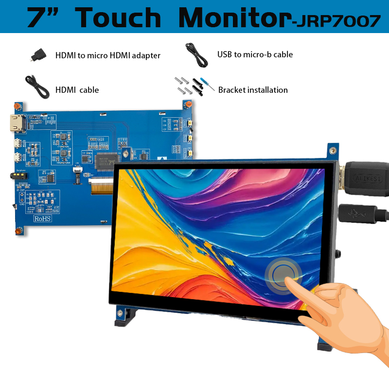 Raspberry Pi 4 - Layar IPS 7 Inci AIDA64 Layar