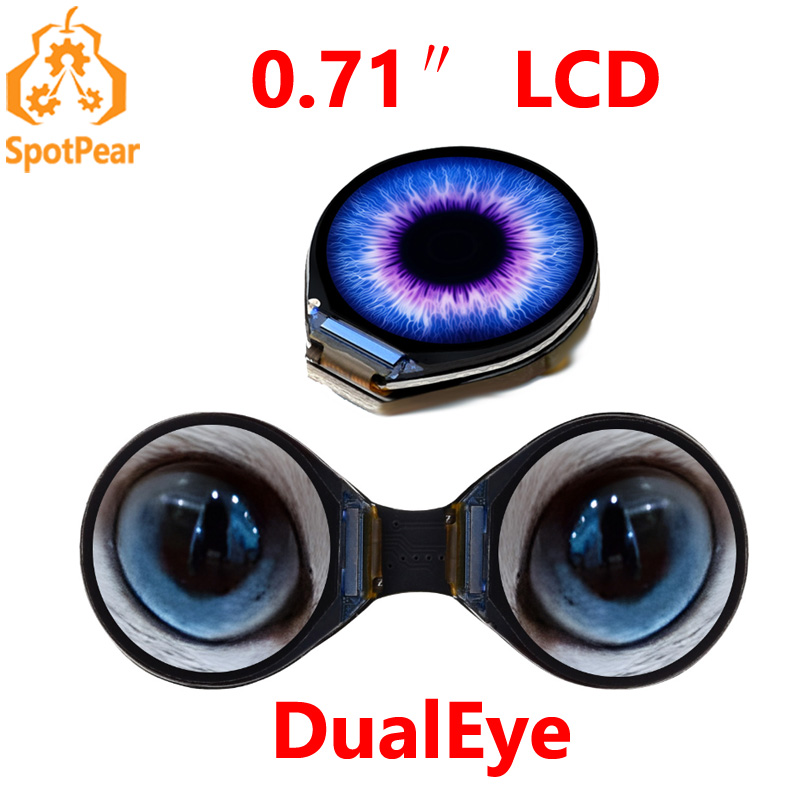 Arduino Kit - Waveshare modul Tampilan LCD bulat mata