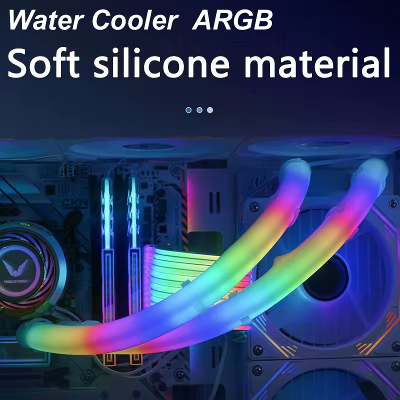 Pi Cooler - Tabung Lembut ARGB Rompi CPU Pendingin
