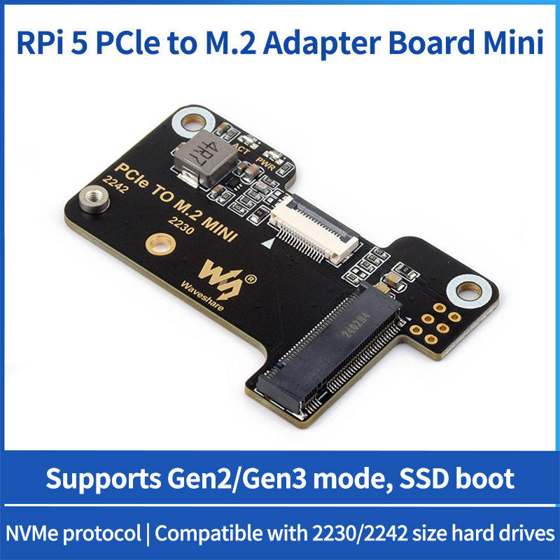 Pi Cooler - Adaptor Mini Raspberry Pi, 5 PCIe