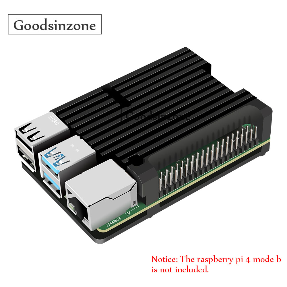 Pi 4 Case - Casing Aluminium Armor untuk Raspberry Pi
