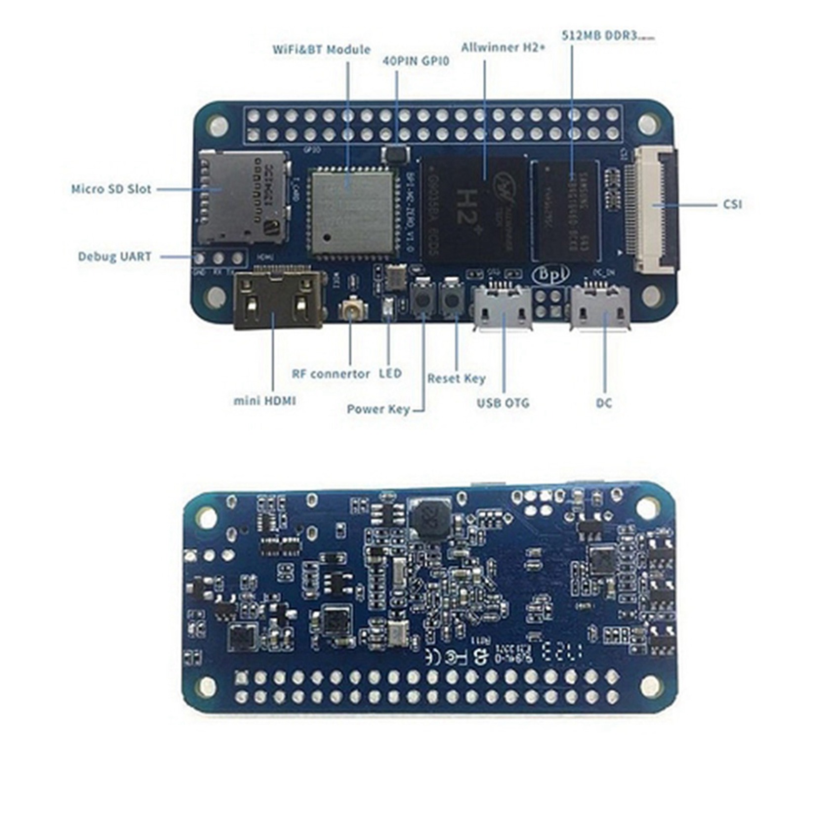 Pi Zero - B29C-5X, Model Terbaru untuk Banana Pi