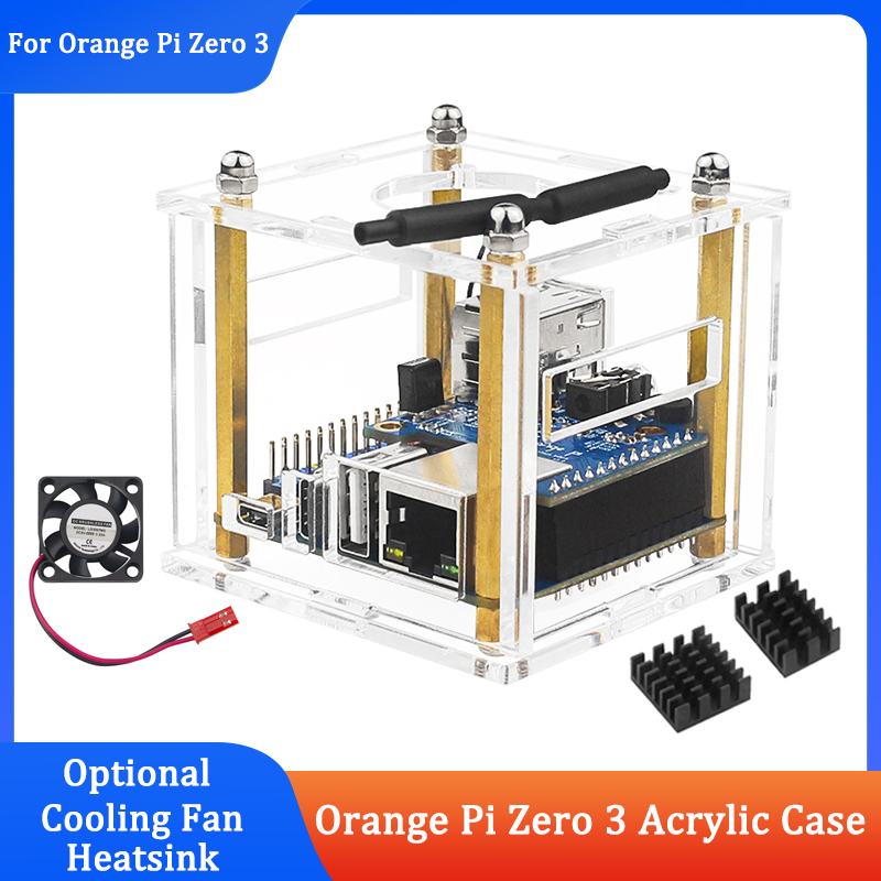Pi Cooler - Casing Akrilik Orange Pi Zero 3