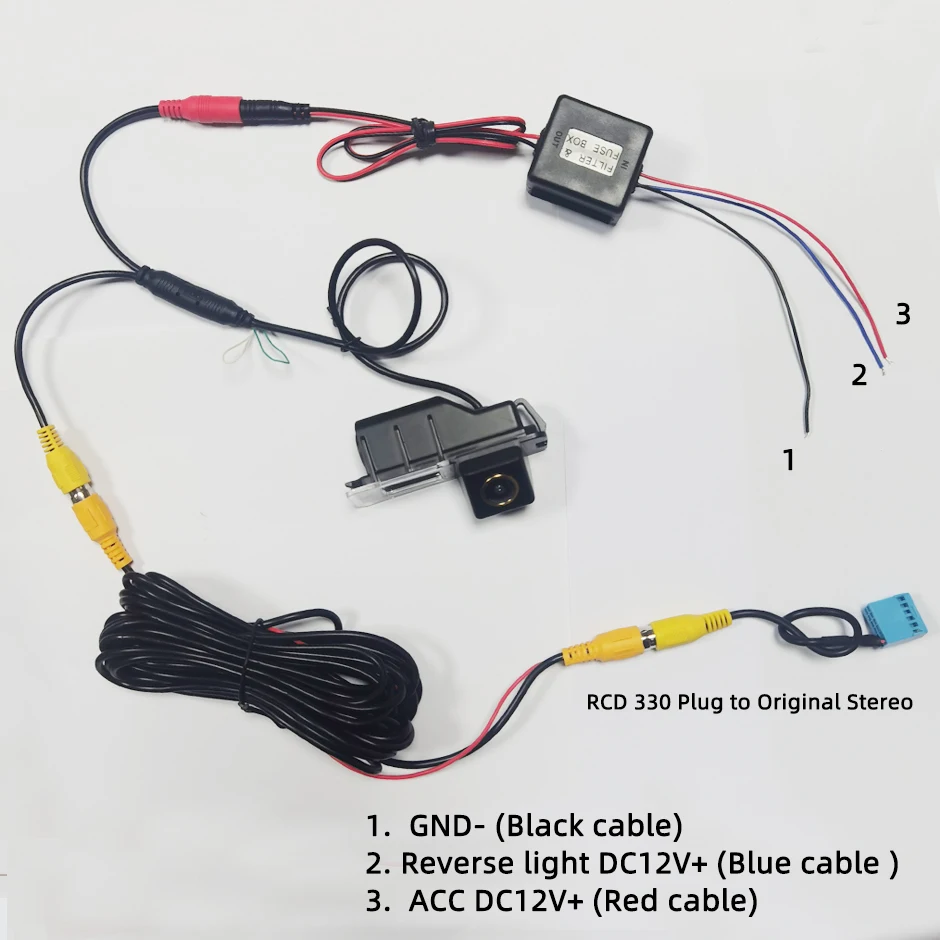 Pi Camera Cable - Penyearah Filter Daya Kamera Tampilan Belakang