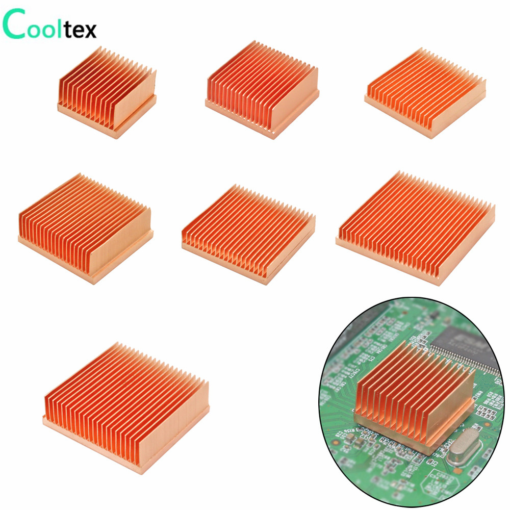 Pi Cooler - Radiator penyerap panas tembaga murni DIY,
