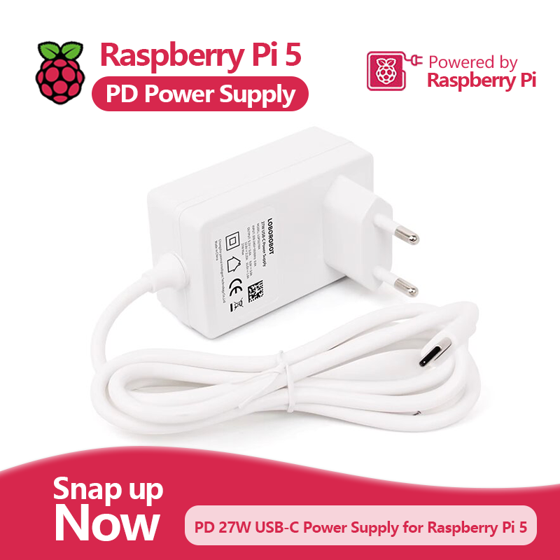 Pi Power Supply - Adaptor daya Raspberry Pi 5 PD