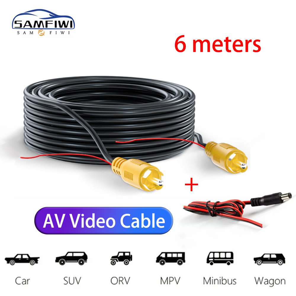 Pi Camera Cable - Kabel RCA Kamera Mundur Mobil 6m