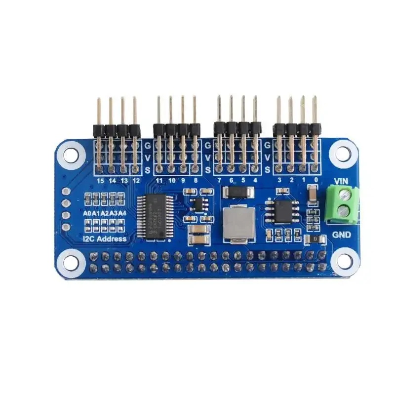Pi Zero - Modul HAT Driver Motor Servo PWM