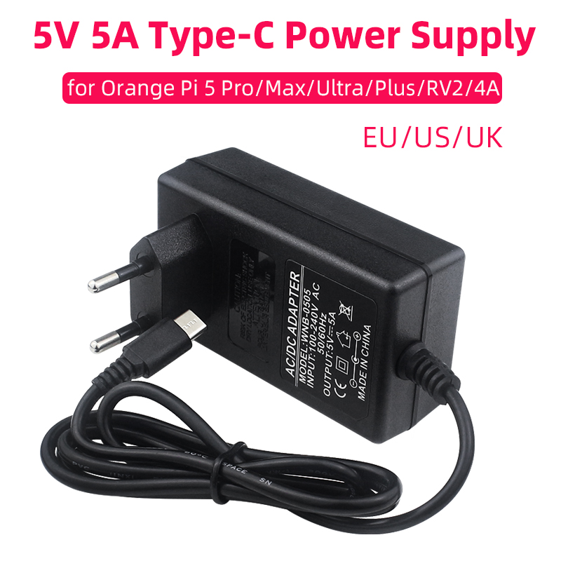 Pi Power Supply - Orange Pi 5V 5A Catu Daya