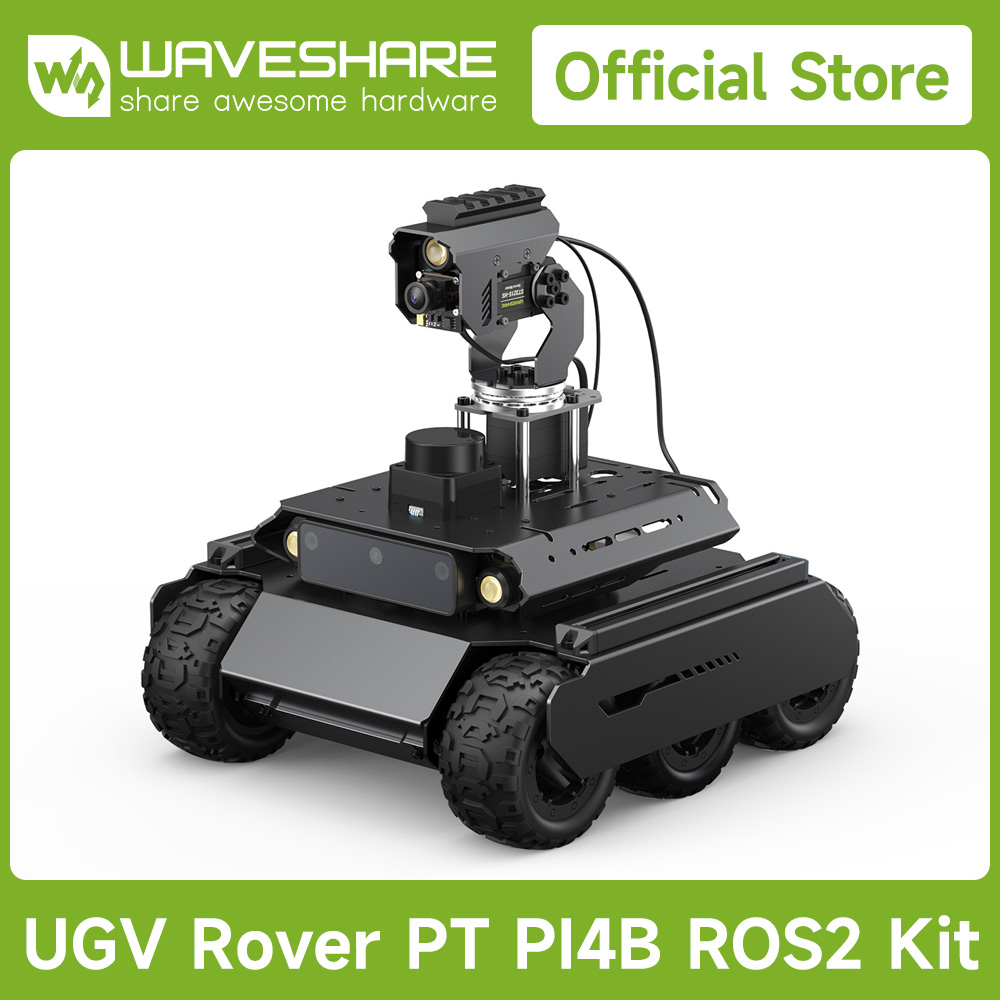 Raspberry Pi Kit - Waveshare Rover ROS 2 Robot AI