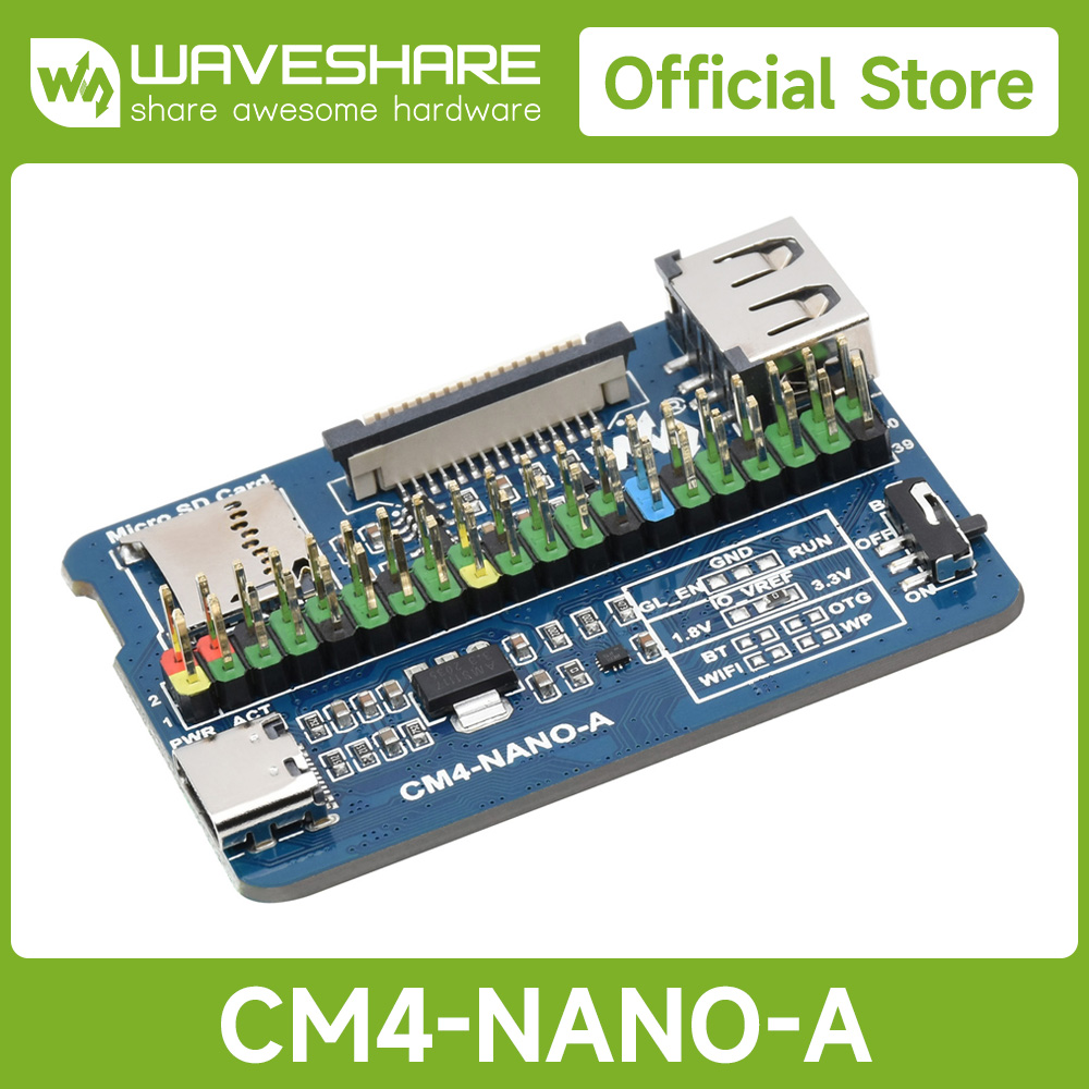 Raspberry Pi 4 - Papan Dasar Nano Waveshare (A) PAPAN