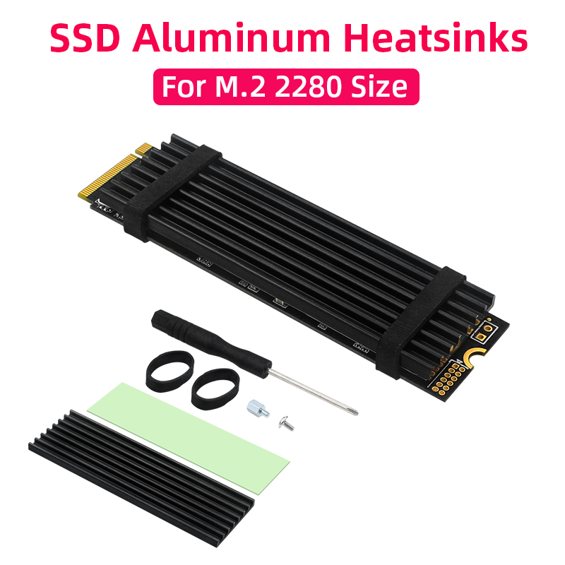 Pi Cooler - M.2 SSD Heatsink aluminium Radiator Solid