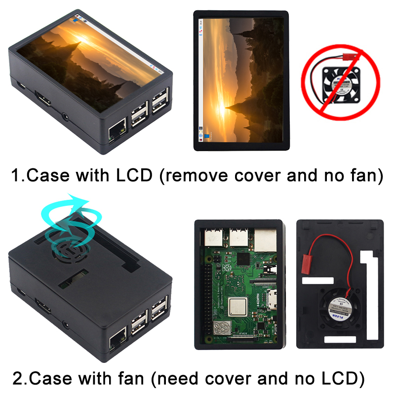 Layar Sentuh TFT LCD 3.5 inci  - Pi 4 Case ulasan dan harga