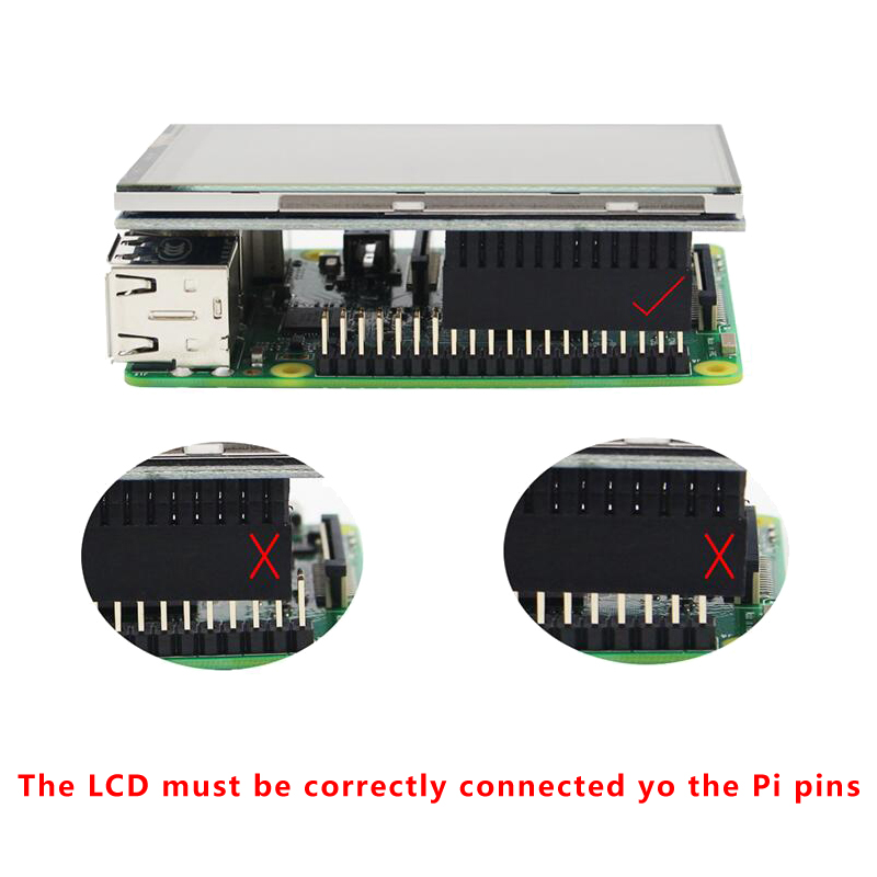 Layar Sentuh TFT LCD 3.5 inci  - Pi 4 Case ulasan dan harga