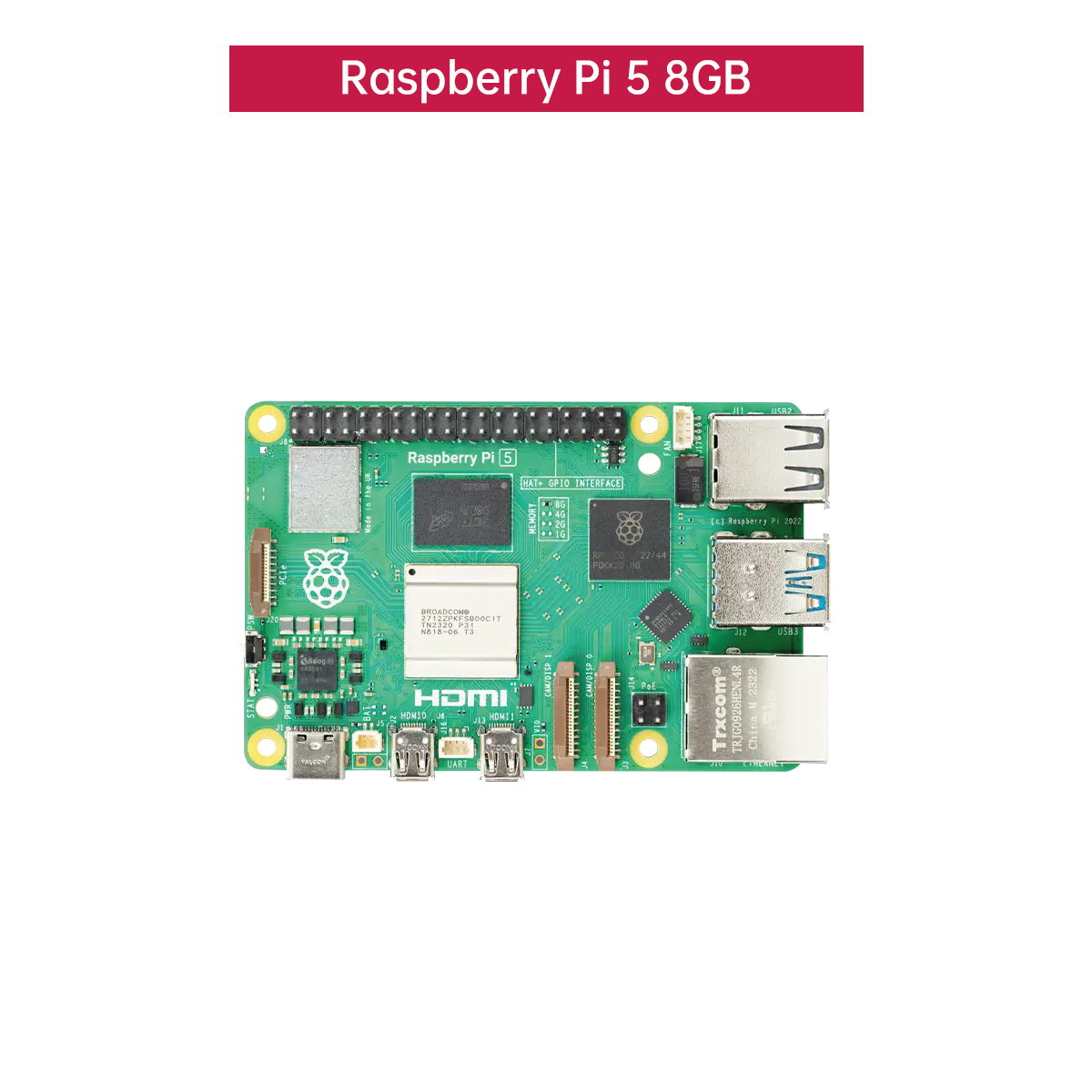Raspberry Pi 5 4G/8G Pengontro - Raspberry Pi ulasan dan harga
