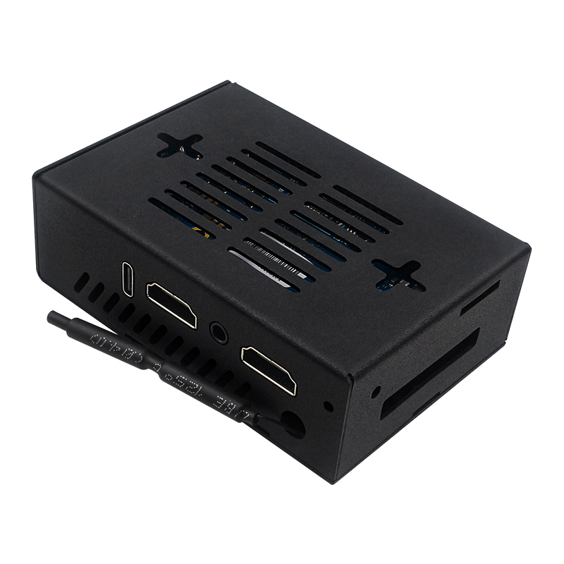 Casing Pi 5 Max oranye dengan  - Pi 5 Case ulasan dan harga