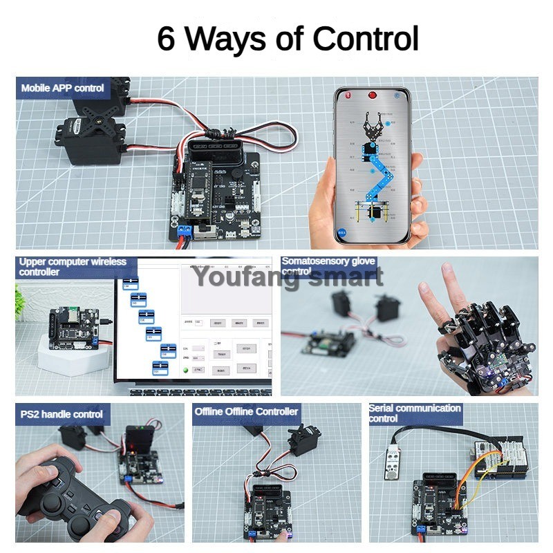 Pengontrol Servo PWM 6 Saluran - Raspberry Pi 4 ulasan dan harga