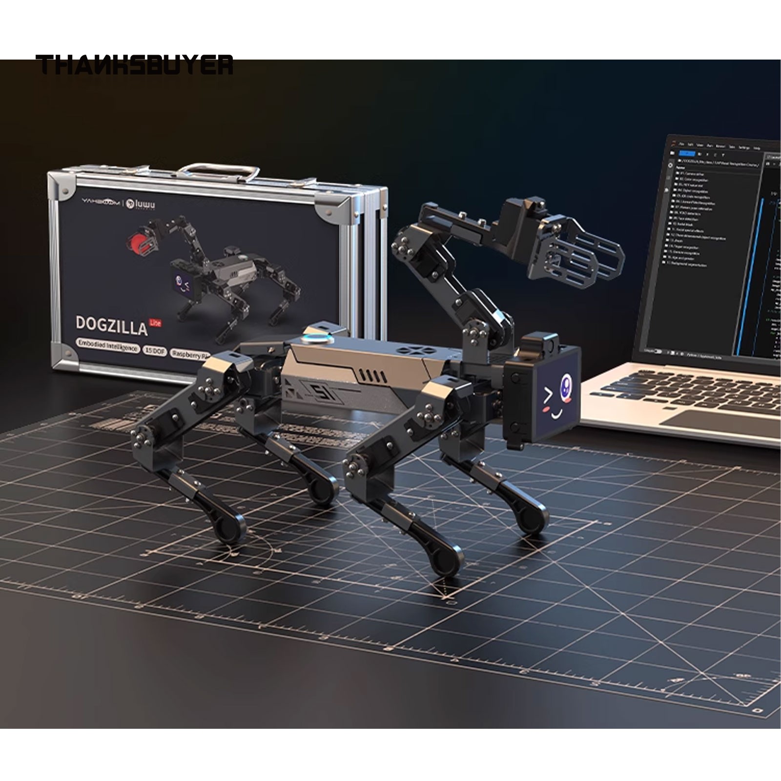 DOGZILLA-Lite 15DOF Robot Anji - Raspberry Pi ulasan dan harga
