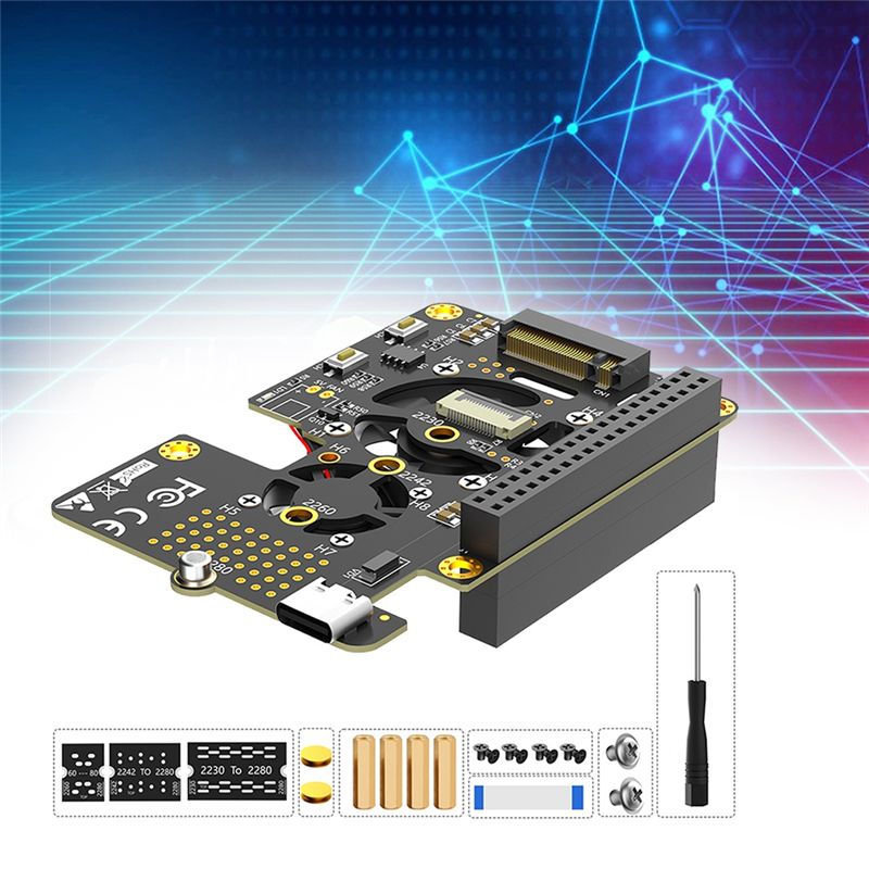 Untuk Raspberry Pi 5 Pcie Ke M - Pi 5 Case ulasan dan harga