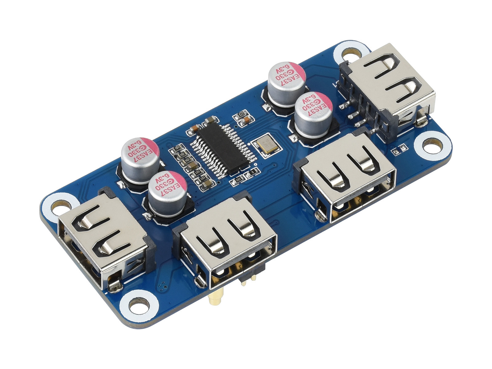 Waveshare USB HUB HAT (B) 4x p - Pi Zero ulasan dan harga