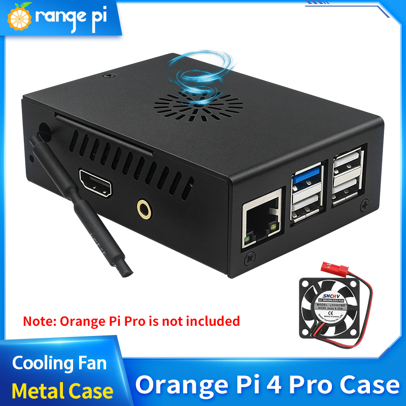 Casing Logam Orange Pi 4 Pro H - Pi Cooler ulasan dan harga