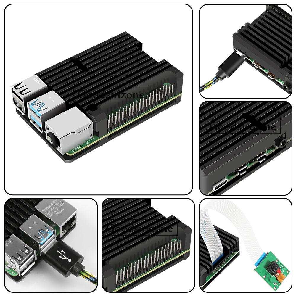 Casing Aluminium Armor untuk R - Pi 4 Case ulasan dan harga