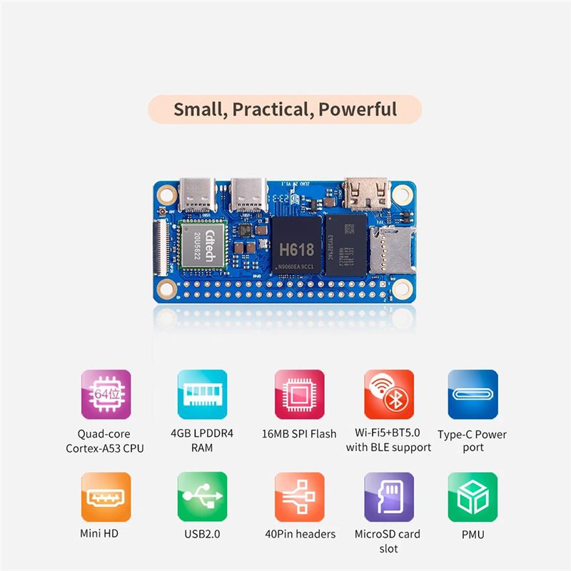 Untuk Orange Pi Zero 2W Papan  - Pi Zero ulasan dan harga