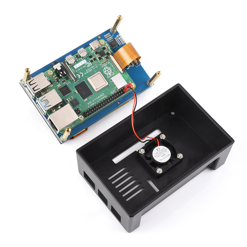 Layar DSI Raspberry Pi 4.3 inc - Pi 5 Case ulasan dan harga