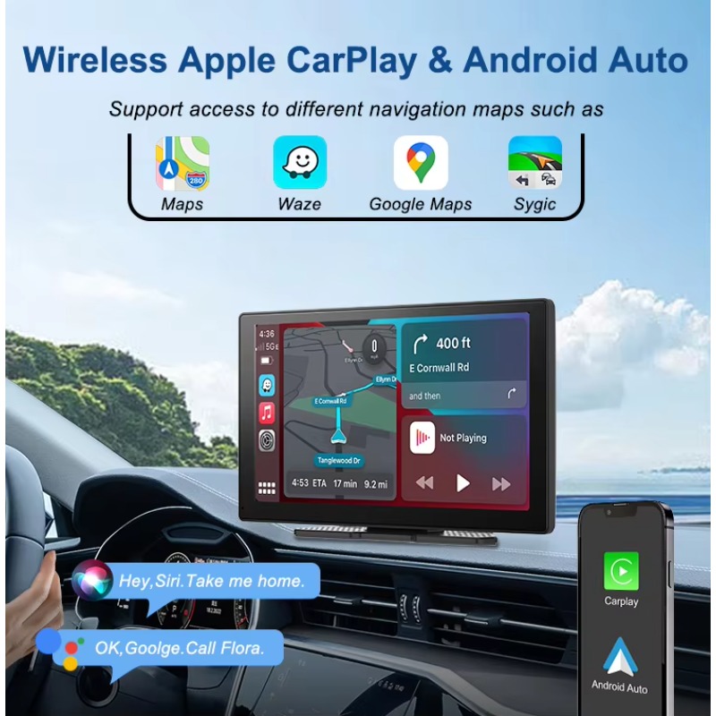 Layar Pintar Carplay 9 Inci Ni - Micro Sd Card ulasan dan harga