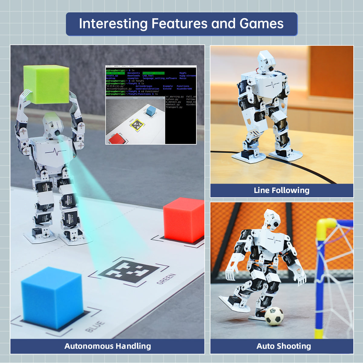 TonyPi Hiwonder AI Robot Human - Raspberry Pi ulasan dan harga