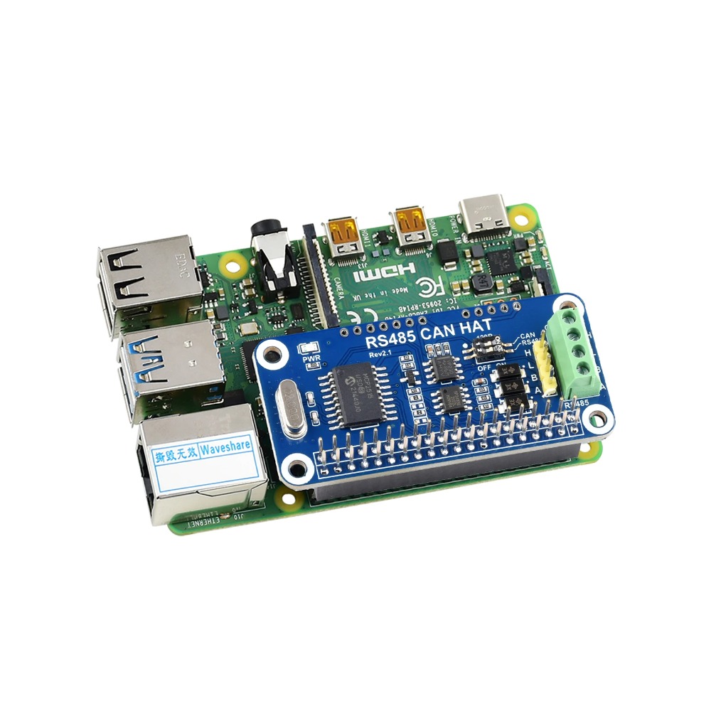 Waveshare RS485 CAN HAT untuk  - Pi Zero ulasan dan harga
