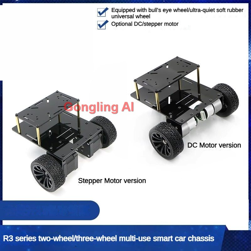 Mobil Robot 3WD dengan Motor D - Raspberry Pi Kit ulasan dan harga
