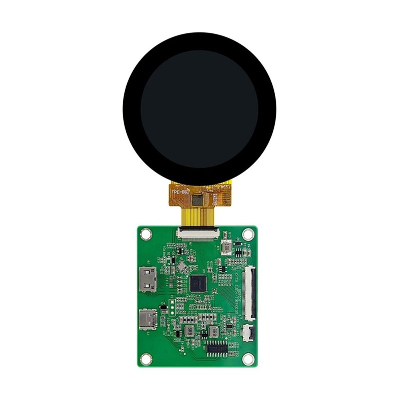 Layar LCD TFT Bulat A52T DSI D - Pi Display ulasan dan harga