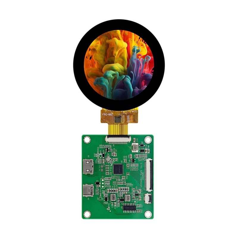 Layar LCD TFT Bulat A52T DSI D - Pi Display ulasan dan harga