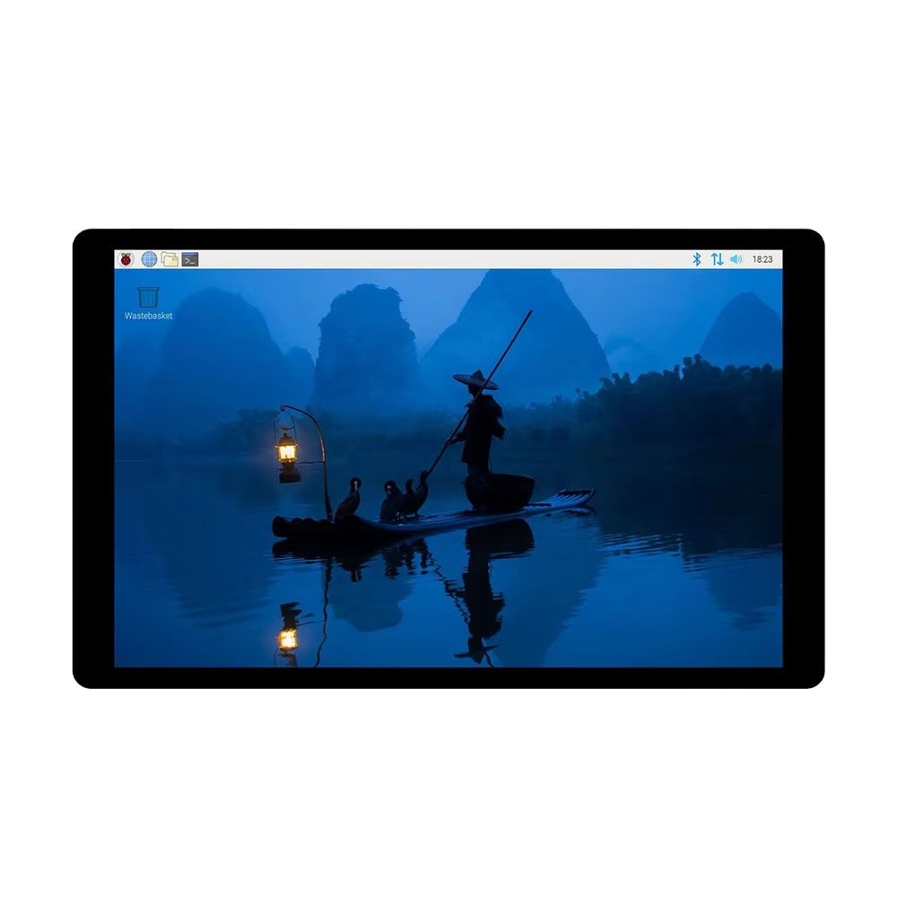Layar Sentuh Kapasitif Wavesha - Pi Display ulasan dan harga