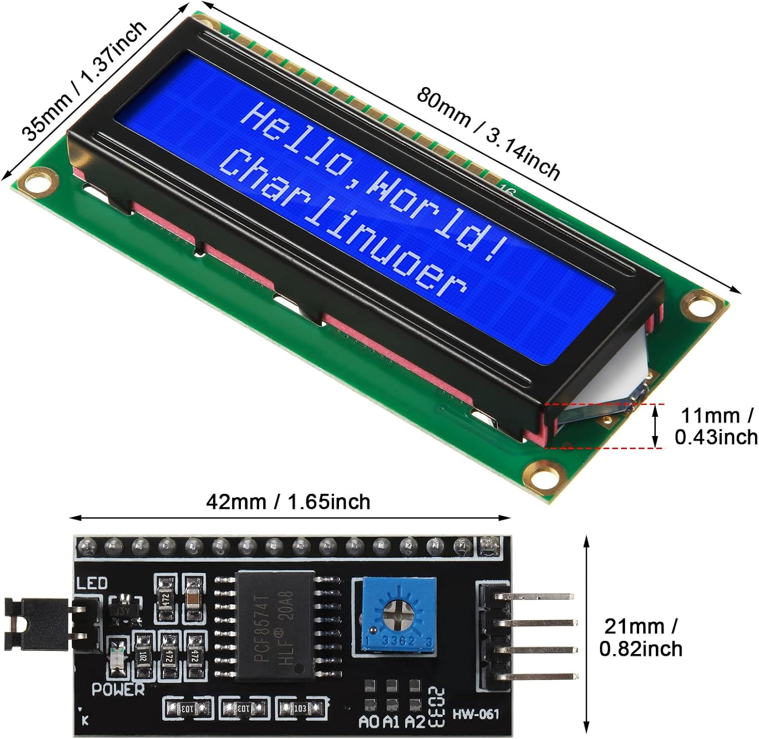 1Set 1602 LCD 20*4 Layar Biru  - Raspberry Pi 4 ulasan dan harga