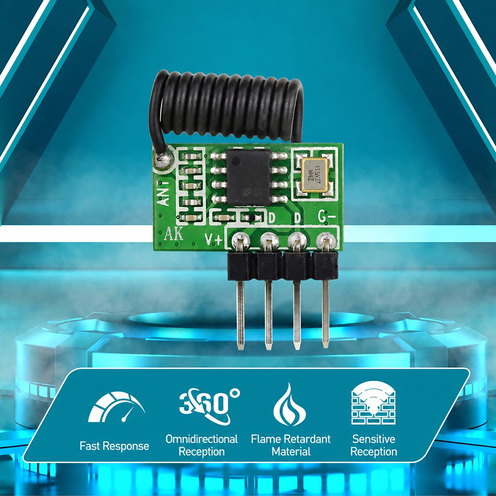 Modul Penerima RF Superheterod - Arduino Kit ulasan dan harga