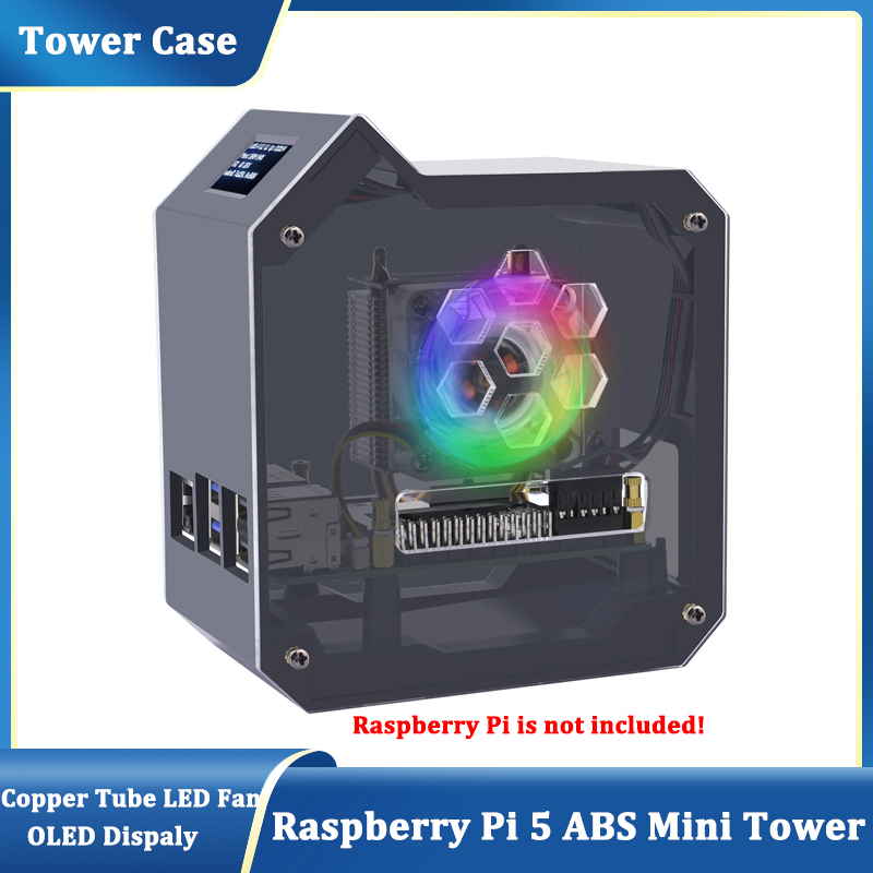 GeeekPi Raspberry Pi 5 ABS Min - Pi 5 Case ulasan dan harga