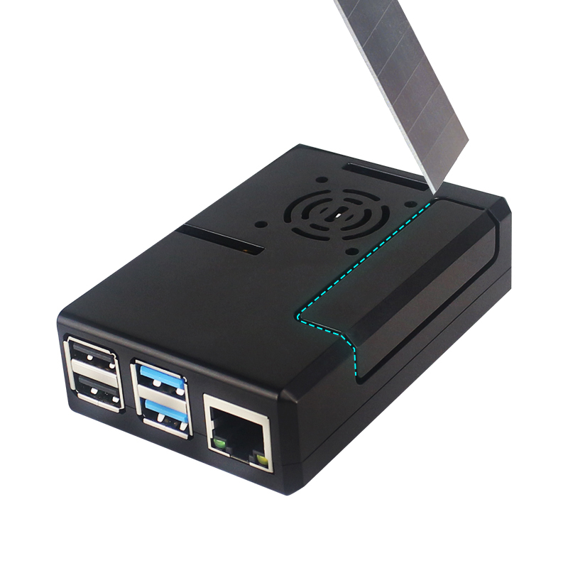 Casing ABS Raspberry Pi Hitam, - Pi Cooler ulasan dan harga