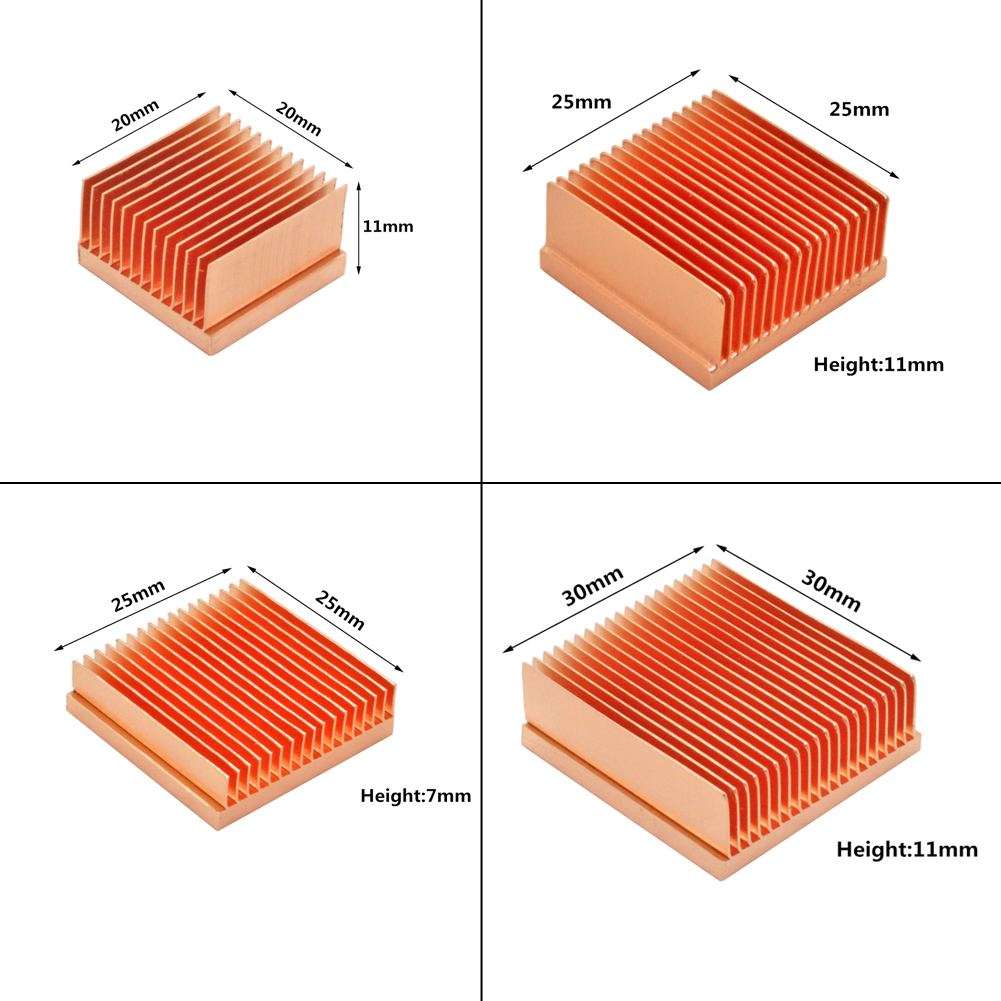Tembaga Murni Heatsink DIY Hea - Pi Cooler ulasan dan harga