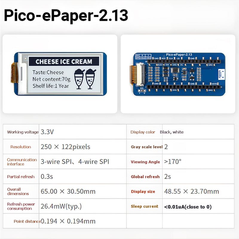 B68A untuk Raspberry Pi Pico E - Pi Display ulasan dan harga