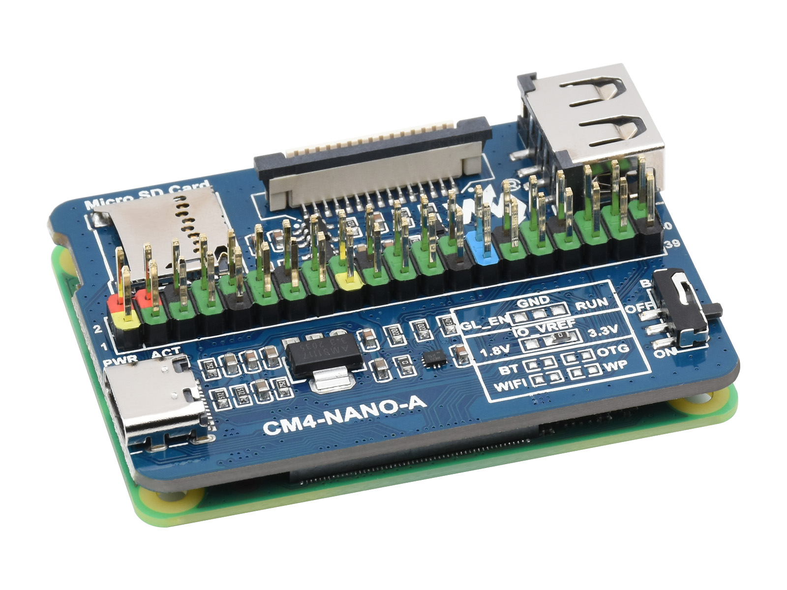 Papan Dasar Nano Waveshare (A) - Raspberry Pi 4 ulasan dan harga