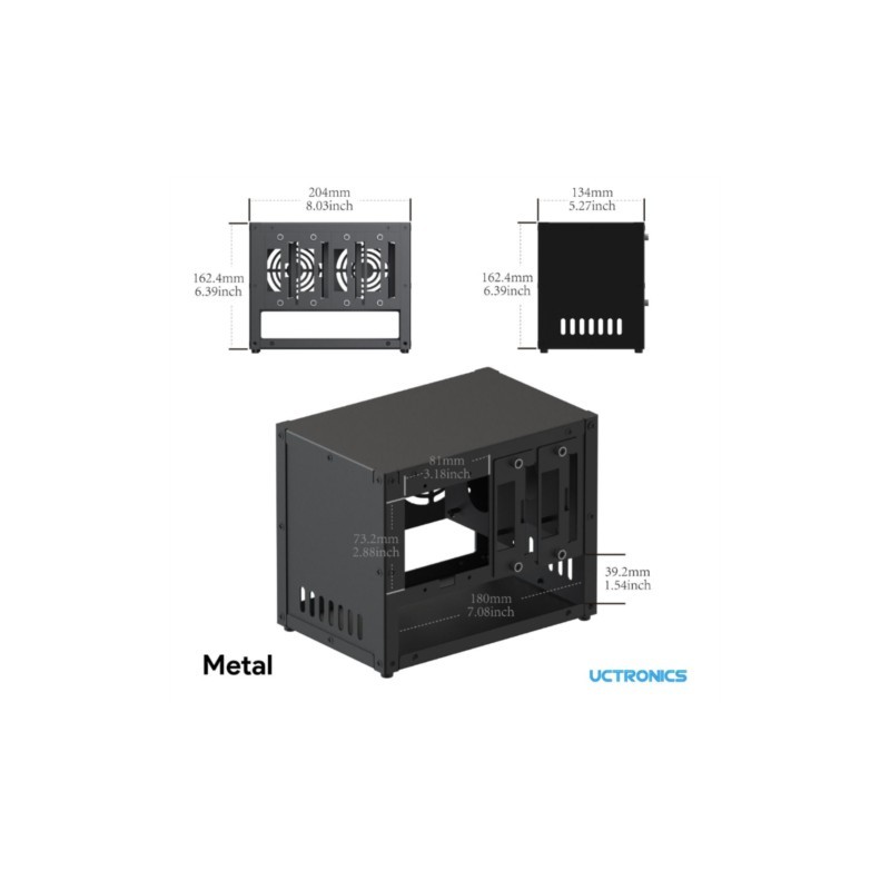 UCTRONICS Raspberry Pi Cluster - Raspberry Pi 4 ulasan dan harga
