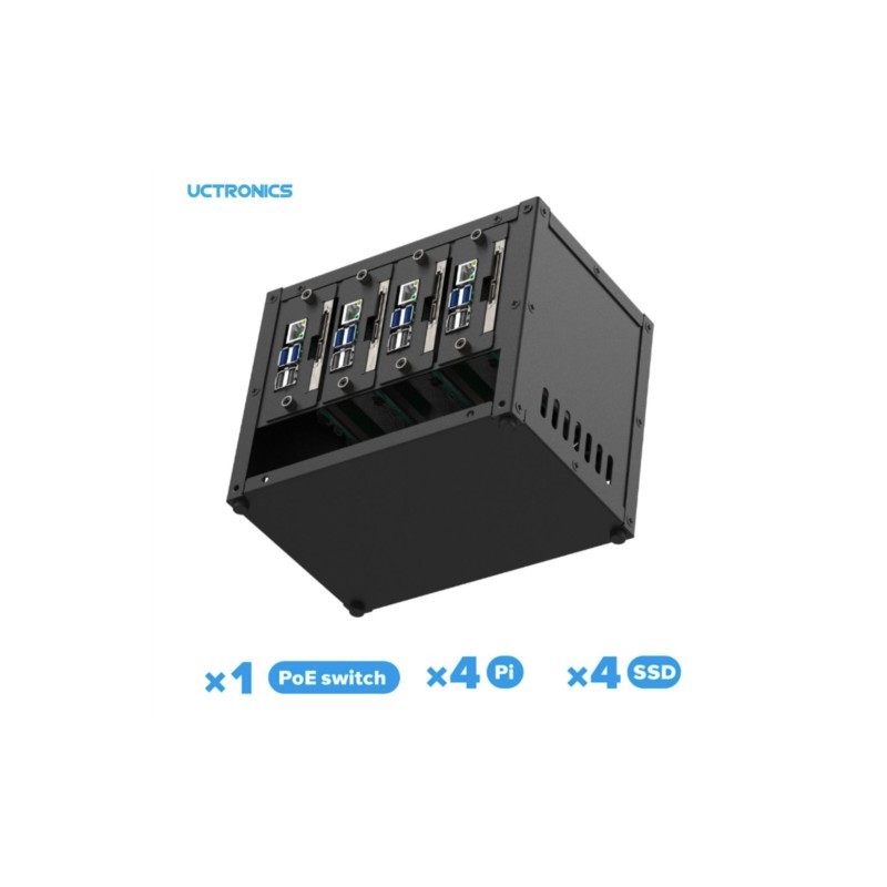 UCTRONICS Raspberry Pi Cluster - Raspberry Pi 4 ulasan dan harga