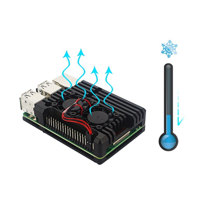 Raspberry Pi casing cangkang p - Pi Cooler ulasan dan harga