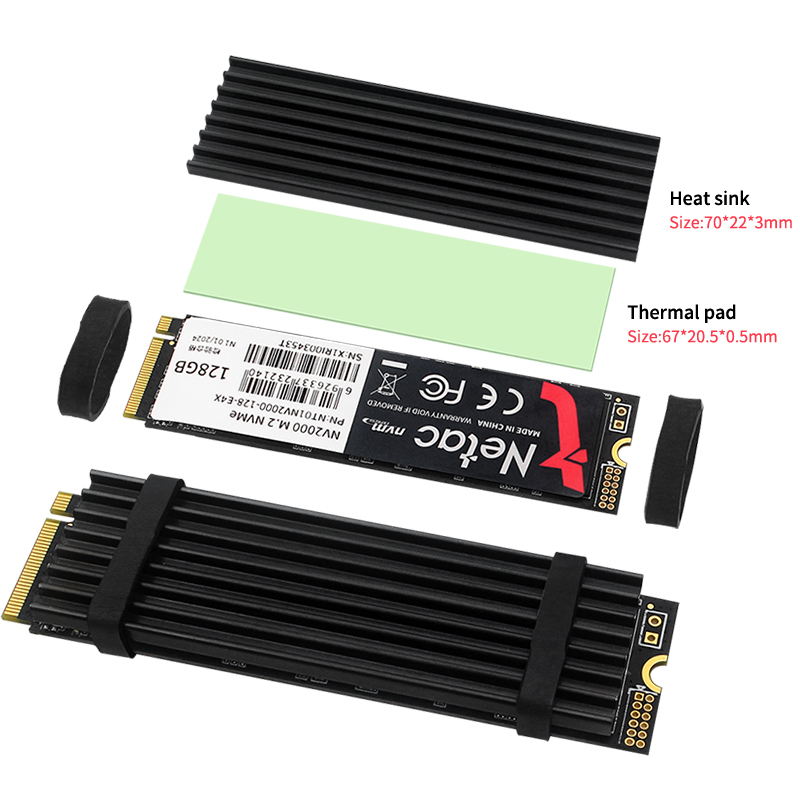 M.2 SSD Heatsink aluminium Rad - Pi Cooler ulasan dan harga