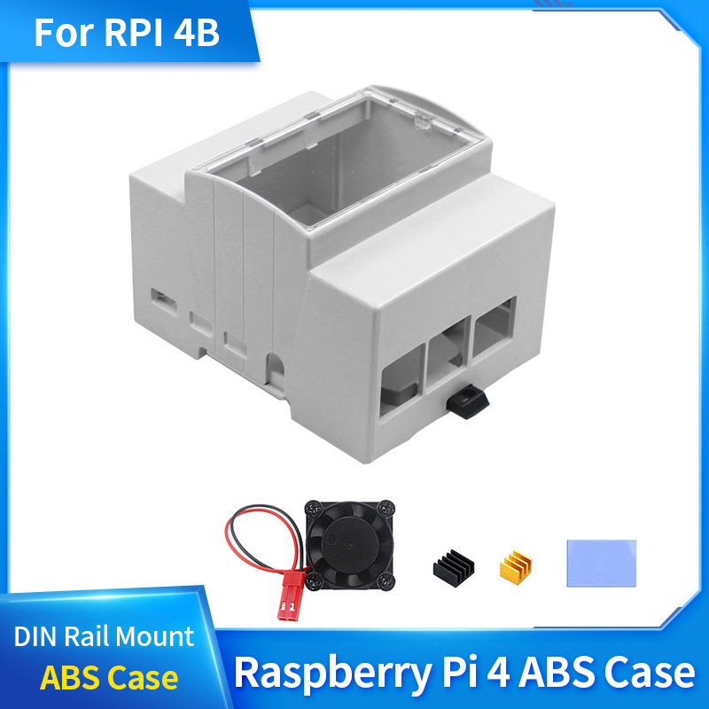 Raspberry Pi 4 Casing ABS DIN  - Pi 4 Case ulasan dan harga