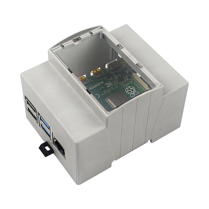 Raspberry Pi 4 Casing ABS DIN  - Pi 4 Case ulasan dan harga