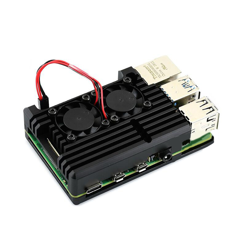 Casing Logam Aluminium dengan  - Pi 4 Case ulasan dan harga